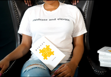 Load image into Gallery viewer, meditate and elevate t-shirt
