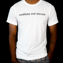 Load image into Gallery viewer, meditate and elevate t-shirt
